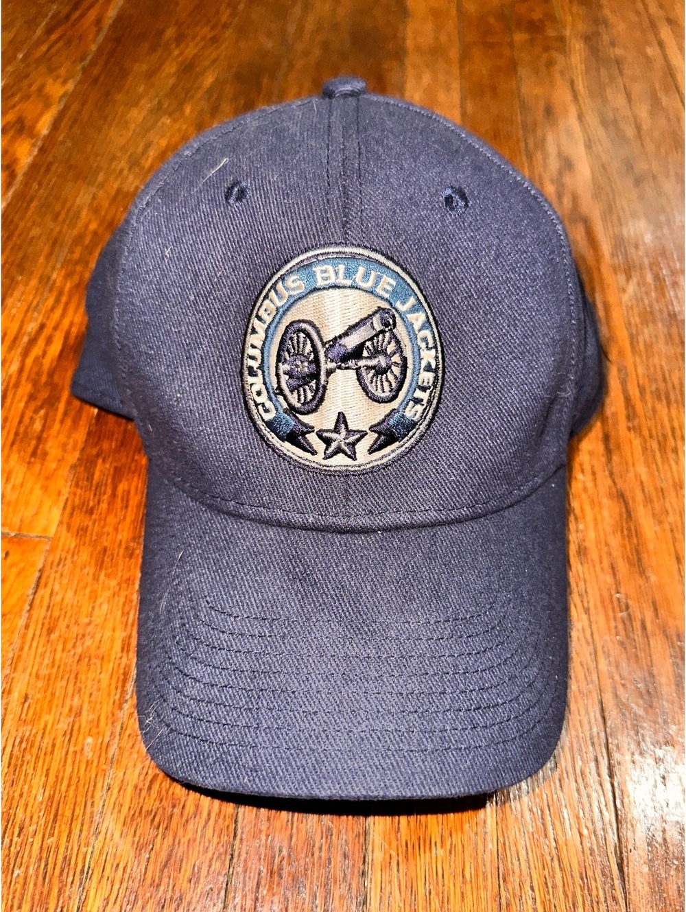 Adult Columbus Blue Jackets Adidas CBJ NHL Hockey Baseball Navy Hat